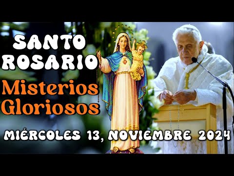 🔵SANTO ROSARIO EN LATÍN, MISTERIOS GLORIOSOS, Noviembre 13, 2024