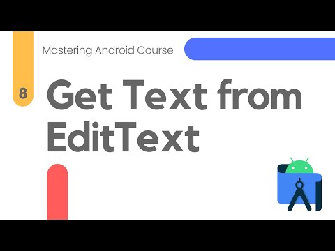 How to Get Data from EditText – Mastering Android #8
