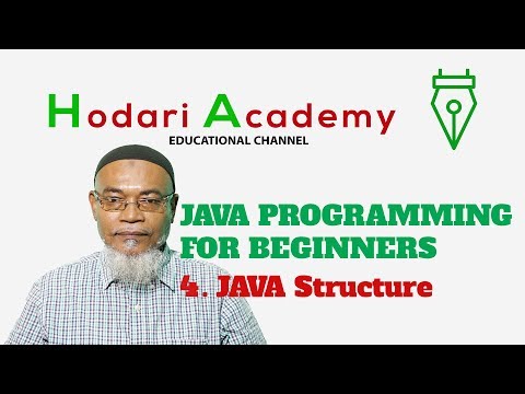 Java Programming for Beginners  - 4. JAVA Structure