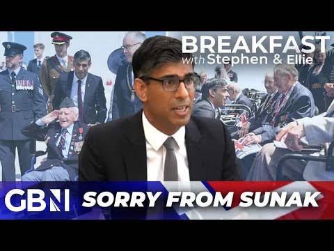 'SORRY' from Sunak: PM admits to 'MISTAKE' allowing politics to 'overshadow' D-Day commemorations