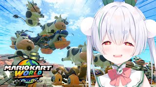 【マリオカートワールド／ライブ／朝活】リスナー参加型で爆走して元気に「おはよう」「いってらっしゃい」を言う配信！【雪兎ちゃう／配信中】