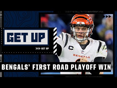 Breaking down the Bengals' 1st road playoff win in franchise HISTORY  | Get Up video clip