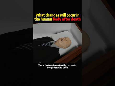What changes will occur in the human body after death #knowledge #science