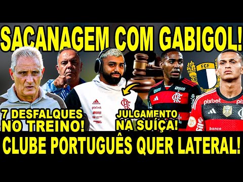 JULGAMENTO DE GABIGOL: CAS TOMA DECISÃO INUSITADA! 7 DESFALQUES NO TREINO! WESLEY SAINDO?