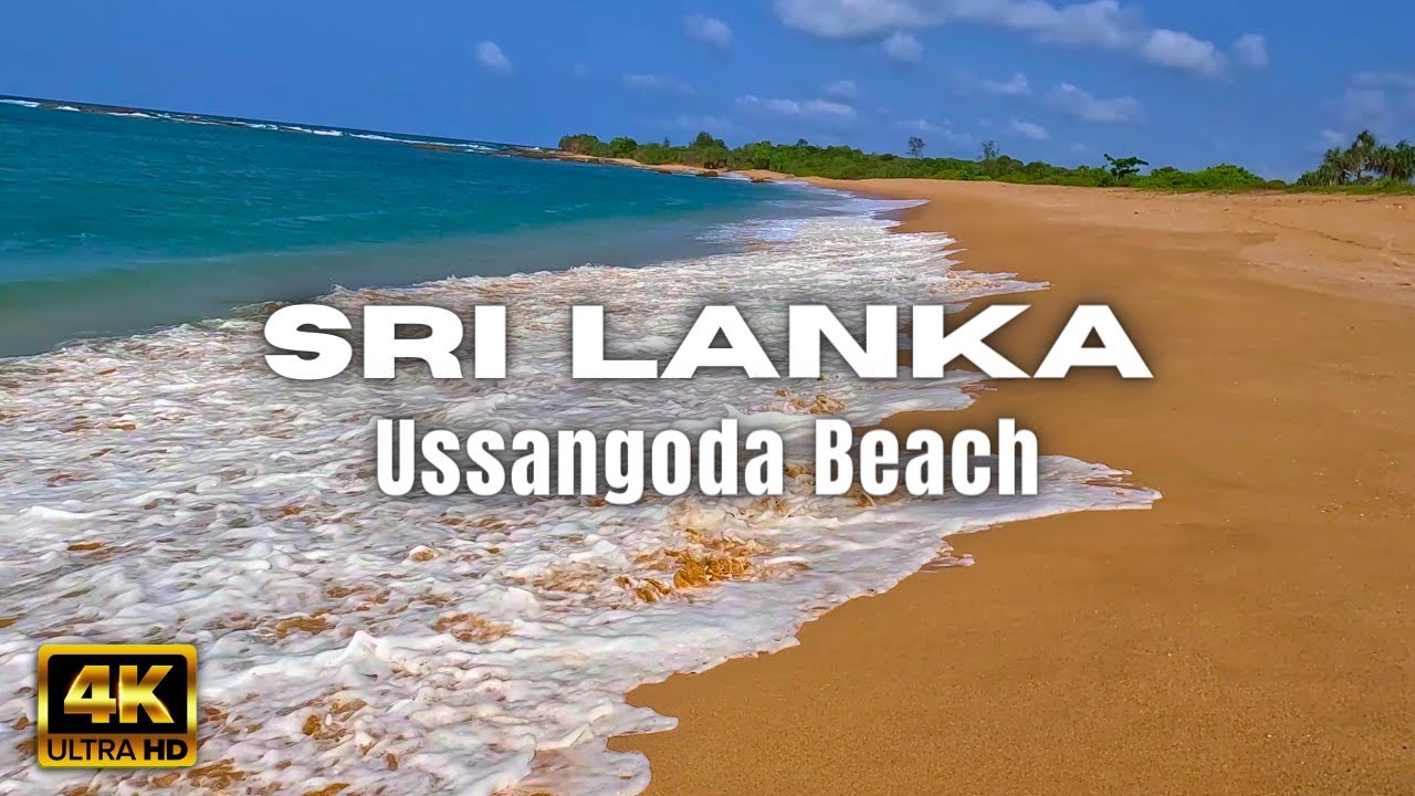 [4K] Beach Walk in Sri Lanka – USSANGODA BEACH – Travel Sri Lanka 2023