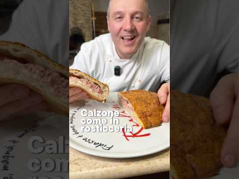 CALZONE AL FORNO #calzonealforno #calzonepizza #calzone #chefrufini