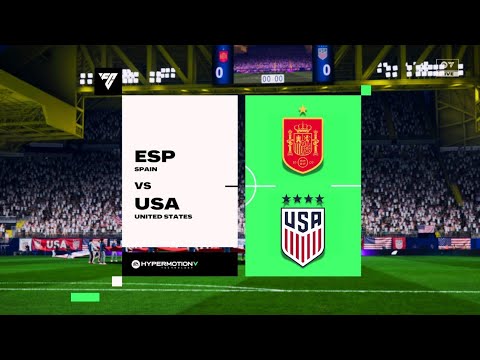 Spain vs. USWNT | Women's International Friendly (Game 1/2) | FC 26 Gameplay [4K 60FPS]