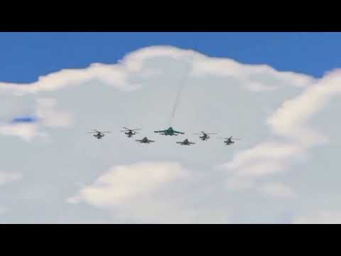 Israeli Military Weapons & Tank Convoy Badly Destroyed by Irani Fighter Jets - GTA 5