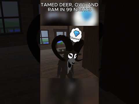 I tamed Owl, Deer and Ram in 99 nights in the forest Roblox Animation