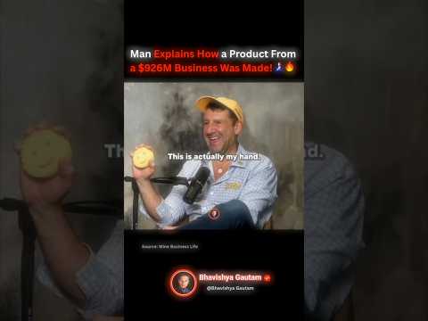 This Man Explains How a Product From a $926M Business Was Made!๐งฝ๐ค๐ฅ#rich #money #usa #podcast #shorts