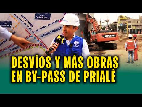 Todo estaría listo para agosto: Siguen las obras en Ramiro Prialé y estos son los desvíos