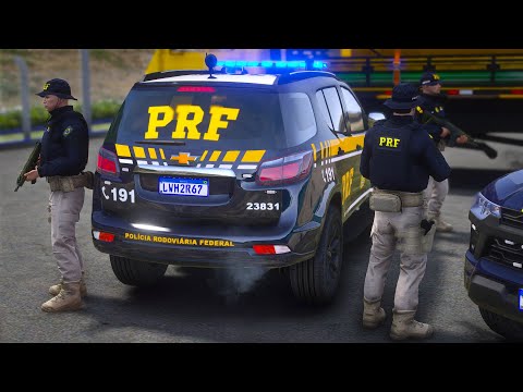 OPERAÇÃO FRONTEIRA PRF: FUGA, DROGAS, TIROS! | GTA 5 POLICIAL