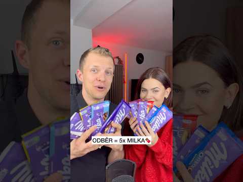 Kolik čokolád Milka pro Alex?🍫#like #subscribe #milka #komentar