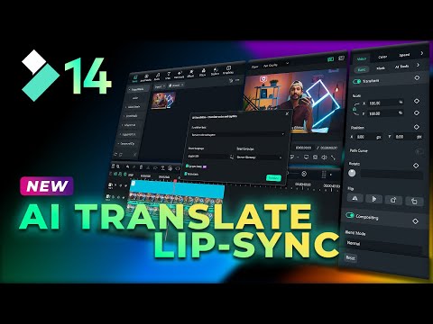 What's NEW IN FILMORA 14 | AI Translate LIP SYNC