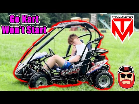 My Go Kart Won't Start After Winter ~ TrailMaster Go Kart Fix