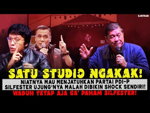 DIPERMALUKAN TELAK❗❓NIAT MENJATUHKAN PDIP, UJUNG²NYA SILFESTER MALAH DIBIKIN SHOCK SENDIRI🔥KUAPOK⚡