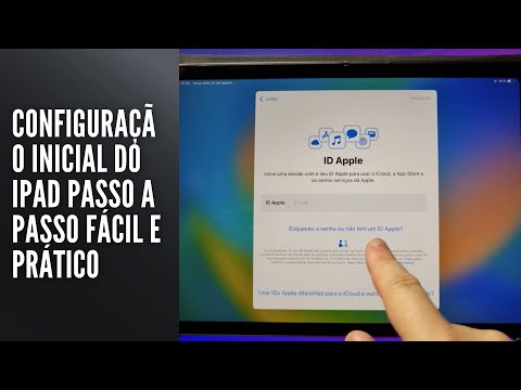 Configuração inicial do iPad passo a passo