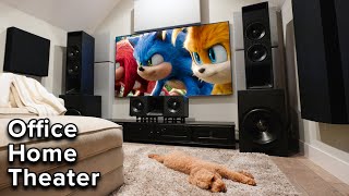 Work From Home Just Got Insane! 7.4.4 JTR Office Home Theater Tour