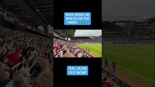 IGOR JESUS, HE WALKS ON THE TRENT! 🇧🇷 FULL VLOG OUT NOW! #nffc #football #goal #chant
