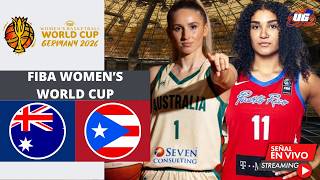 🔴 EN VIVO: AUSTRALIA VS PUERTO RICO 4 SEPTIEMBRE - FIBA WOMEN'S WORLD CUP