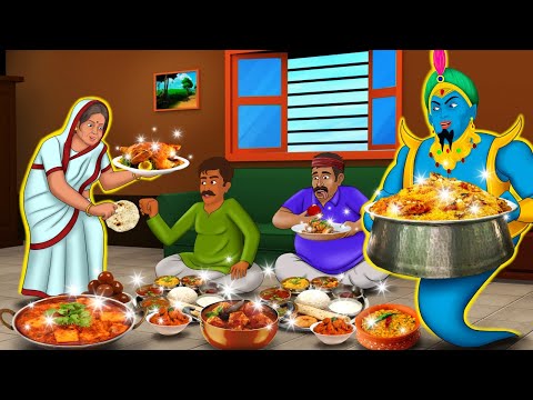 जादुई बुढ़िया की दावत | Hindi Kahaniya | Moral Stories | Hindi Kahani | Bedtime Stories