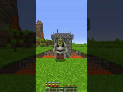 Minecraft: Saving SHREK To Help Me! #shorts