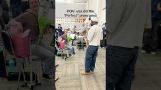 Saxophone prom proposal 🥶🎷 #shorts