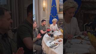 Zelensky's EU Dinner Took an Unexpected Turn 😂🥤