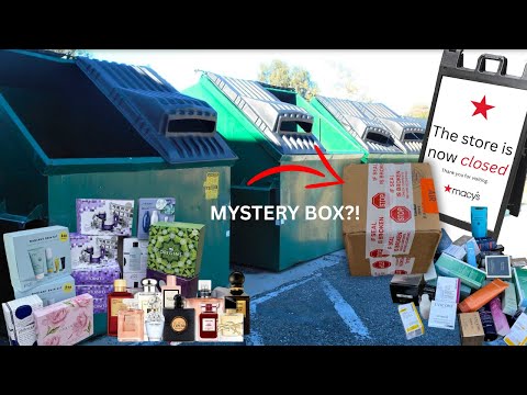 Dumpster Diving at a Macy's That's CLOSING & Finding an INSANE Jackpot + EXPENSIVE Mystery box..
