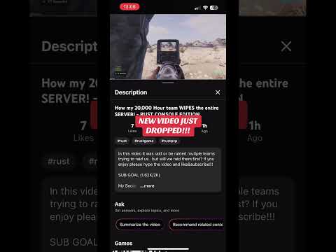 GO CHECK IT OUT NOW‼️‼️#rust #rustconsoleedition #rustconsole #shorts #rustgame #rustpvp