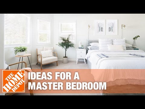 Master Bedroom Ideas, White Bed Frame Design Ideas