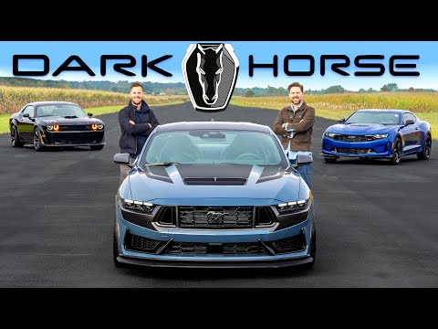 Muscle Car Showdown: Challenger Dark Horse vs. Mustang vs. Camaro