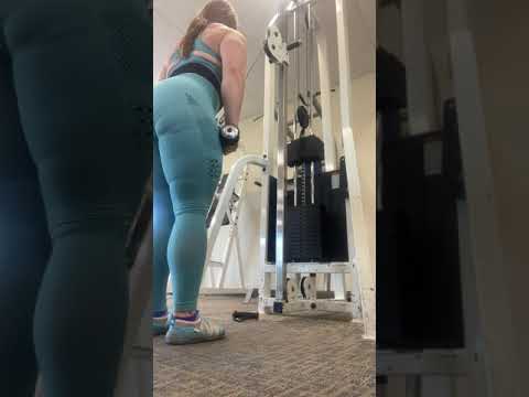 reverse view of triceps cables