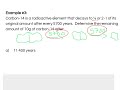 Understanding Exponents and Half-Life