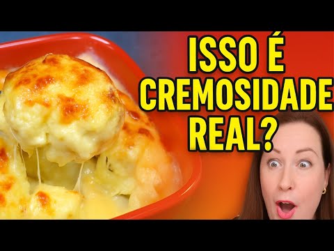 Como fazer Couve Flor CREMOSA e gratinada de forno