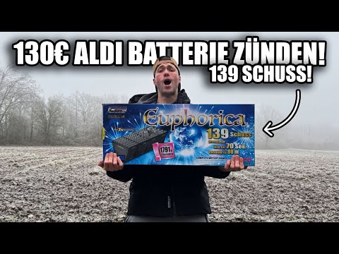 Ich ZÜNDE vor SILVESTER 130€ MEGA-BATTERIE vom ALDI!