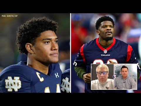 Draft Prospect Breakdown + Andre Johnson Pro Football Hall of Fame Discussion | Houston Texans video clip