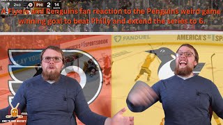 Flyers can’t close it out: a Flyers and Penguins FR to the Penguins holding on to force game 6.