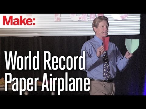 The World Record Paper Airplane - John Collins