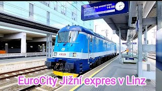 EuroCity Jižní expres v Linz Hbf