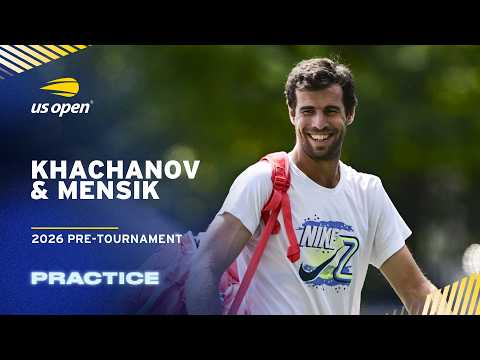 LIVE | Jakub Mensik and Karen Khachanov | Practice Session | 2026 US Open