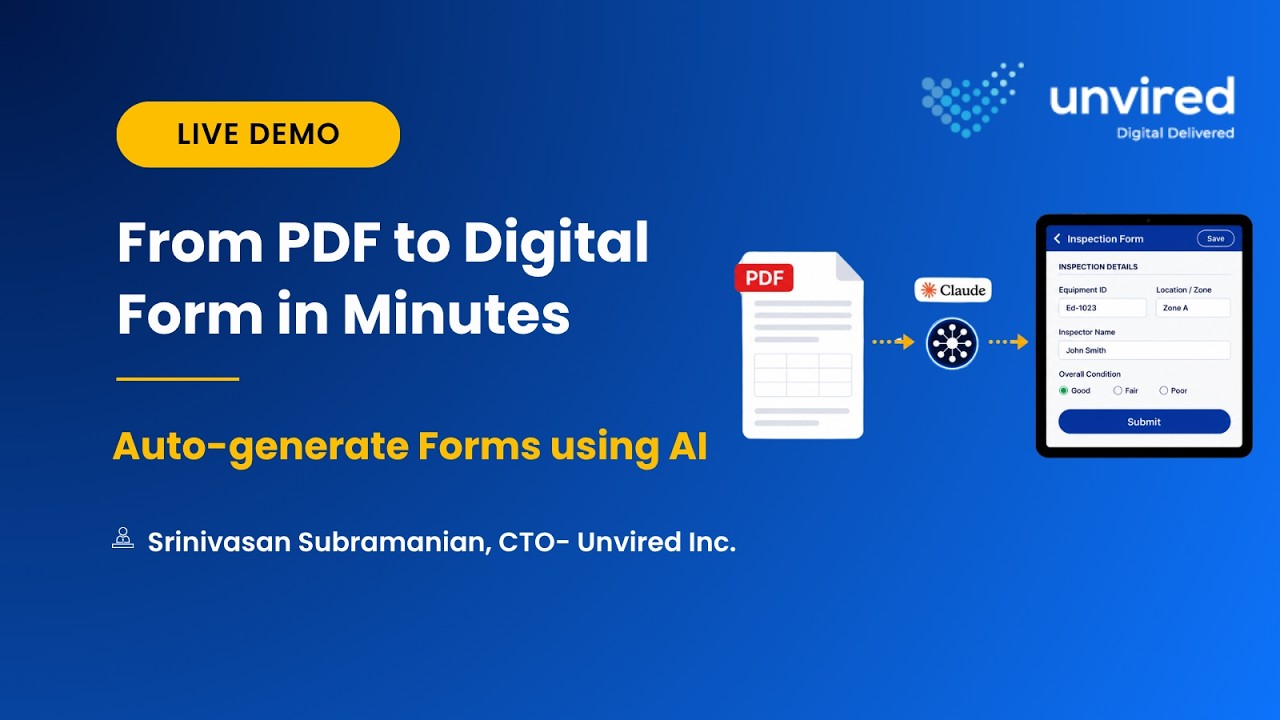 How to Convert Paper forms & PDFs to Digital in Minutes using AI Form Designer