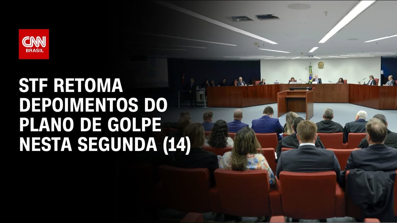 STF retoma depoimentos de testemunhas do plano de golpe nesta segunda 14 | CNN NOVO DIA