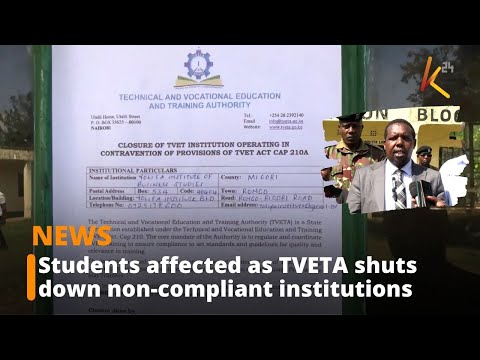 Over 180 students affected as TVETA shuts down non-compliant institutions in Migori