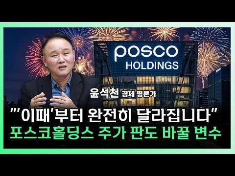 "씨앗 뿌리기 끝나고 수확 시작됩니다",  포스코홀딩스가 역사적 저점인 이유[찐코노미]