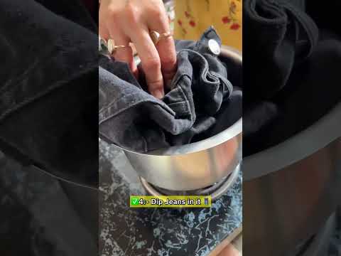 Old Faded Jeans?👖#dailyshorts #mensfashion #fashionhacks #styletips #hack #jeans #tips ##faded #diy