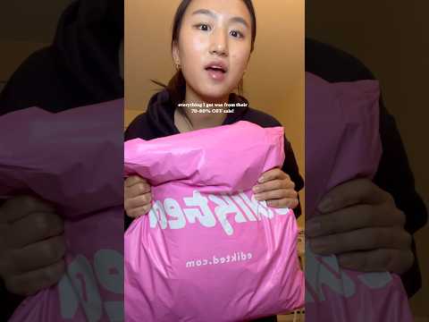 EDIKTED HAUL #edikted#haul#blowup #viral#unboxing#fashion#shopping#fyp
