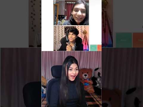 ADARSHUC NEW OMEGLE REACTION VIDEO😍 #shorts #ytshorts #shortvideo #funny Ft.@AdarshSinghUC
