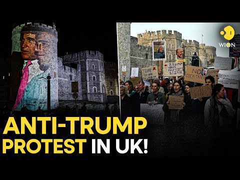 Anti-Trump Protests LIVE: Protesters March Against US President Trump's State Visit In London | LIVE