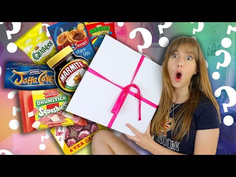 AUSTRALIAN GIRL TRIES MYSTERY BRITISH SWAP BOX W/ SAFFRON BARKER